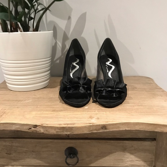 🌑 Nina peep toe heels - Picture 2 of 5